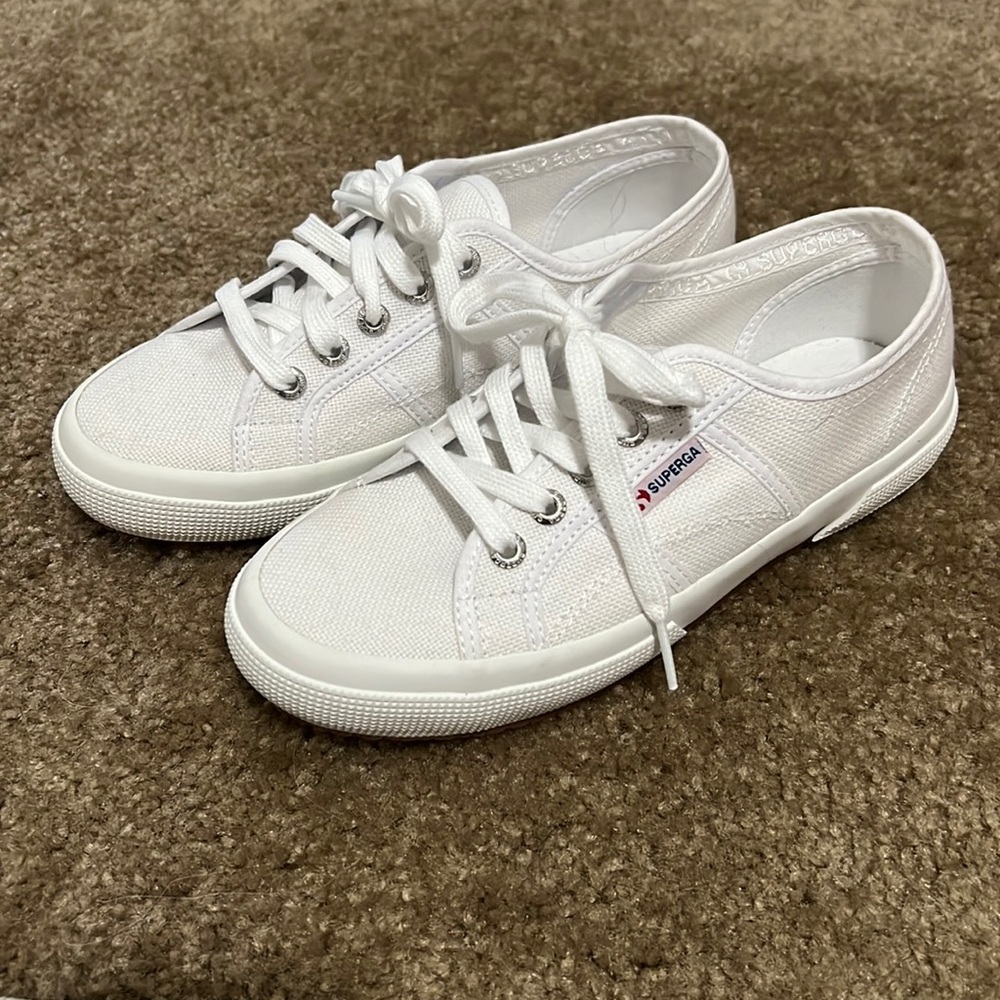 Superga Canvas Sneakers white 37/6.5 NWOT